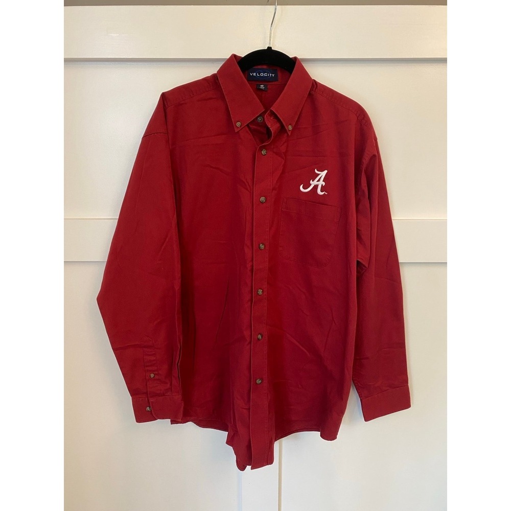 Alabama mens medium button front shirt‎